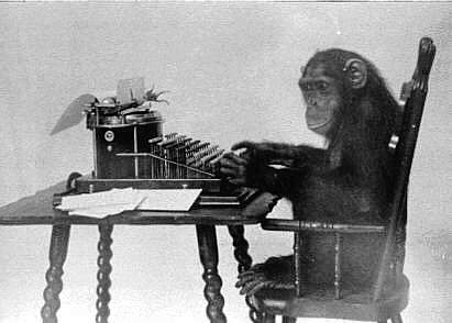 monkey typing monkey typing